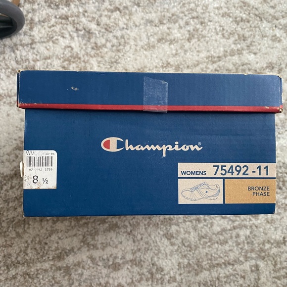 CHAMPION Tennis Shoes color Bronze size 8 1/2 in Excellent Condition - Picture 4 of 4